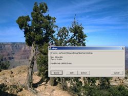 Интерфейс программы - сокрытие данных в шумовых битах картинки